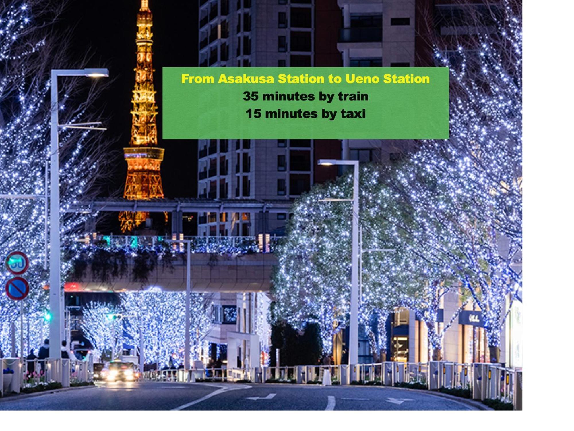 Apartamento 浅草寺3分｜浅草駅6分｜開放的｜畳寝室｜2-6人｜成田&羽田空港直通 Tokio Exterior foto